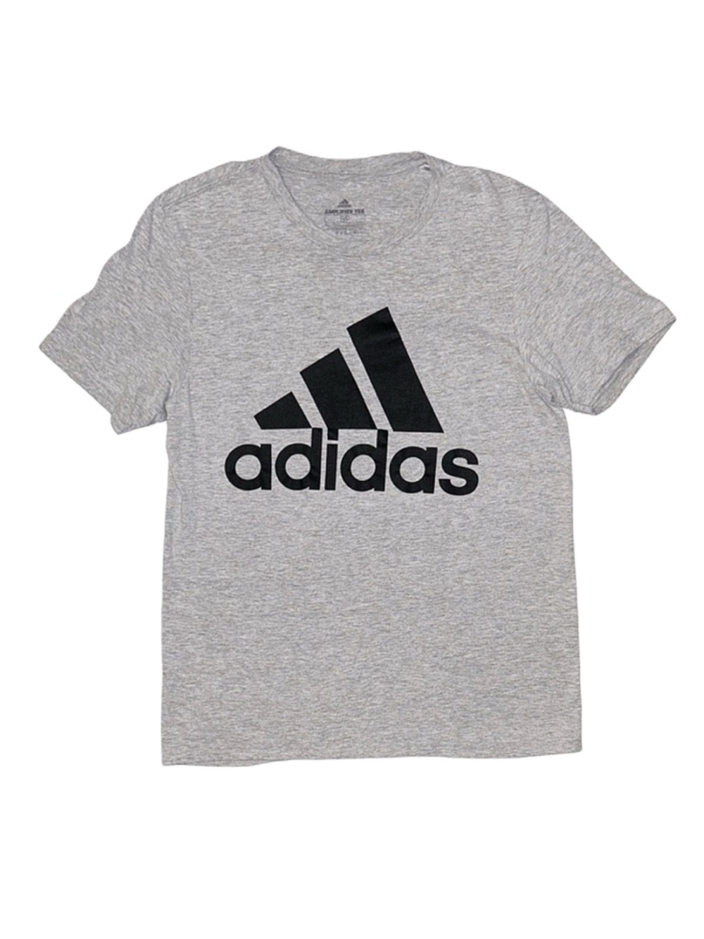 ADIDAS Men's Grey Short Sleeve Shirt Amplifier Tee Size Small